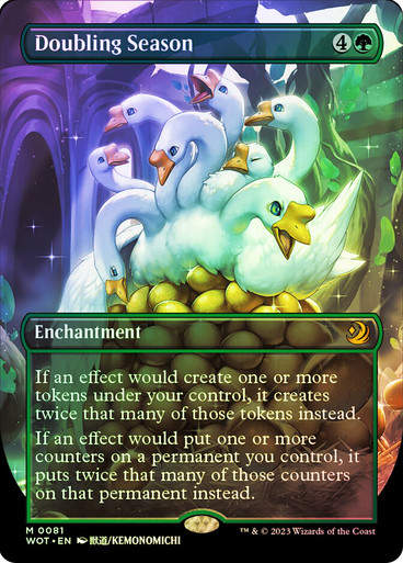 Doubling Season (wot) / Anime Borderless Foil