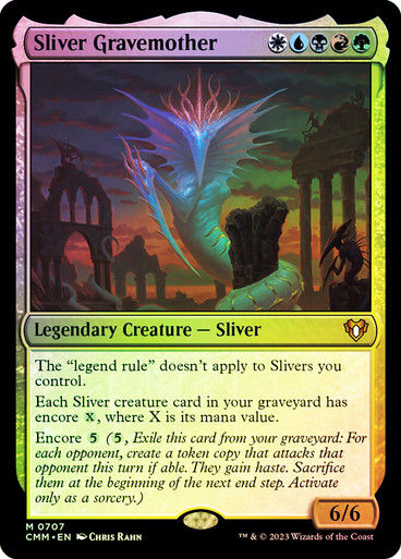 Sliver Gravemother (cmm) (Commander Deck) / Foil