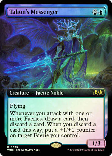 Talion's Messenger (woe) / Extended Art Foil