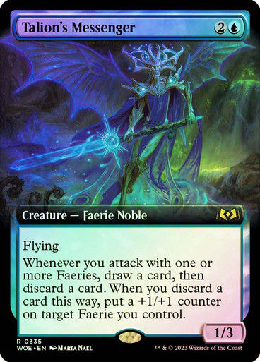 Talion's Messenger (woe) / Extended Art Foil