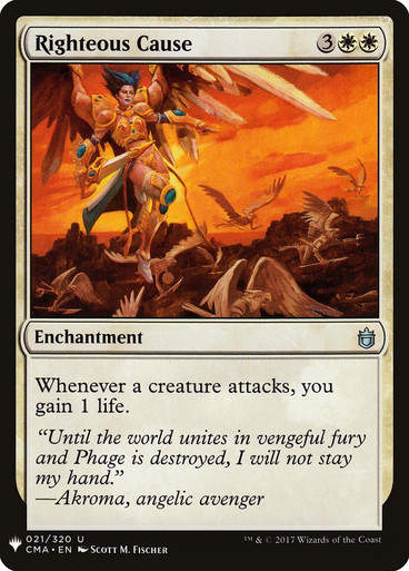 Righteous Cause (PLST) (CMA-21)