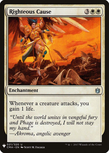 Righteous Cause (PLST) (CMA-21)