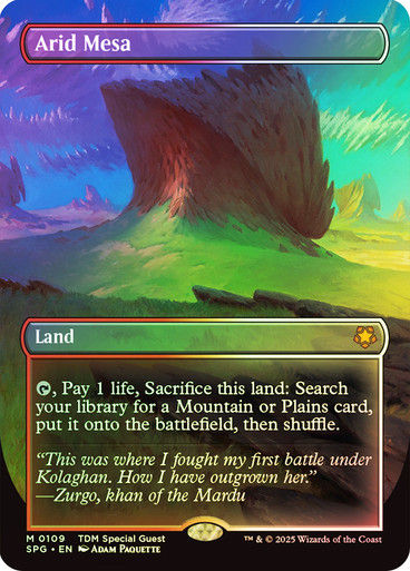 Arid Mesa (SPG) (109) / Borderless / Foil