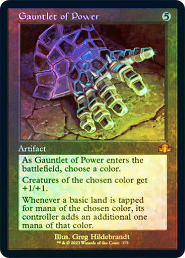 Gauntlet of Power (DMR) / Showcase / Foil