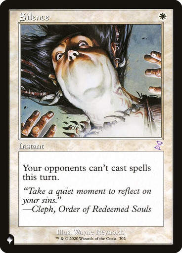 Silence (PLST) (TSR-302)