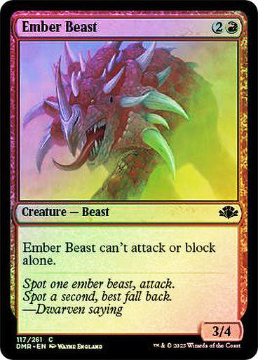 Ember Beast (DMR) / Foil