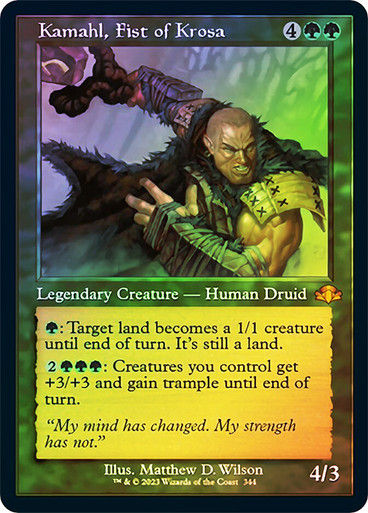 Kamahl, Fist of Krosa (DMR) / Showcase / Foil