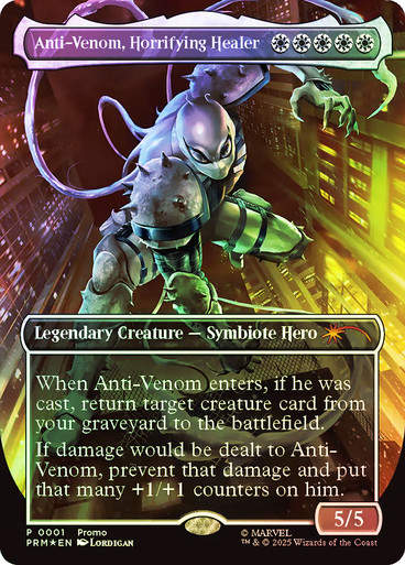 Anti-Venom, Horrifying Healer (LMAR) (1) / Borderless / Foil