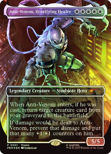 Anti-Venom, Horrifying Healer (LMAR) (1) / Borderless / Foil