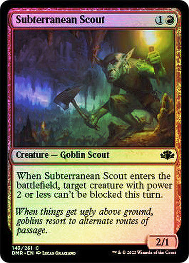 Subterranean Scout (DMR) / Foil