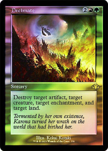 Decimate (DMR) / Showcase / Foil