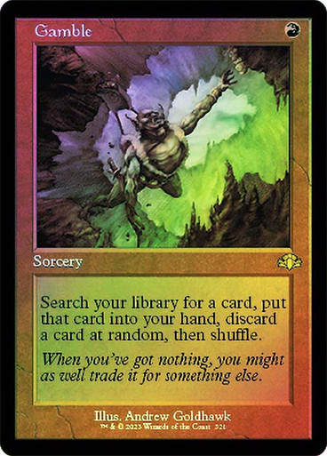 Gamble (DMR) / Showcase / Foil