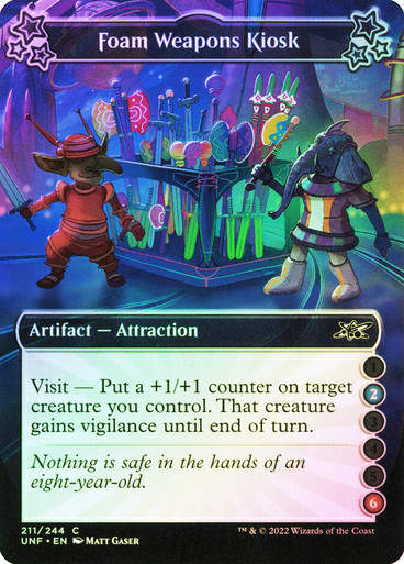 Foam Weapons Kiosk (UNF) (211a) / Foil