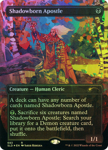 Shadowborn Apostle (SLD) (683) / Foil / Borderless
