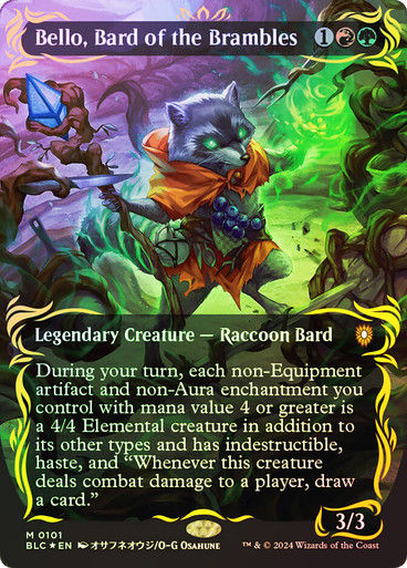 Bello, Bard of the Brambles (blc) (101) / Raised Foil