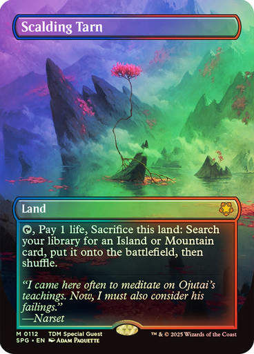 Scalding Tarn (SPG) (112) / Borderless / Foil
