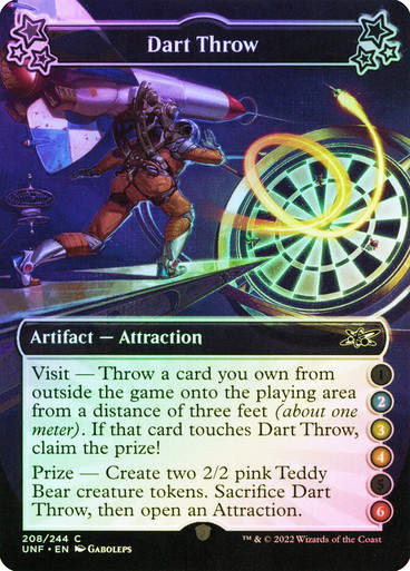 Dart Throw (UNF) (208a) / Foil