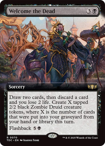 Welcome the Dead (TDC) (70) / Extended Art