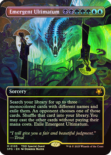 Emergent Ultimatum (SPG) (105) / Borderless / Foil