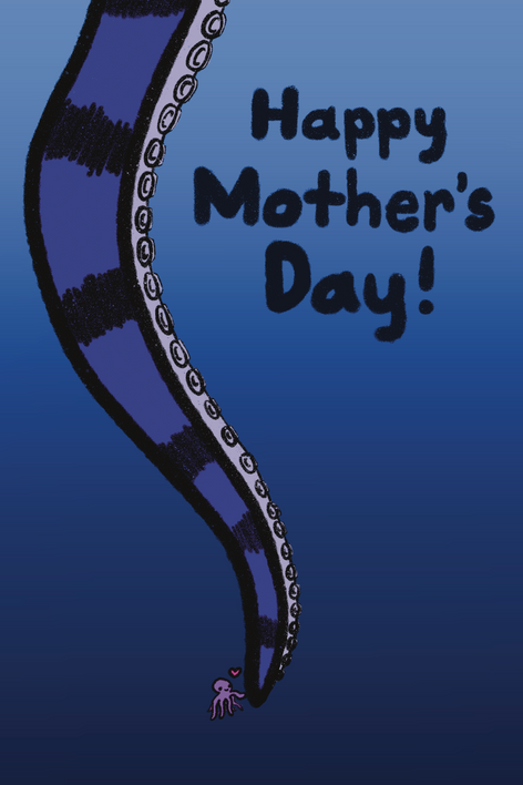 Octopus Mother's Day Card