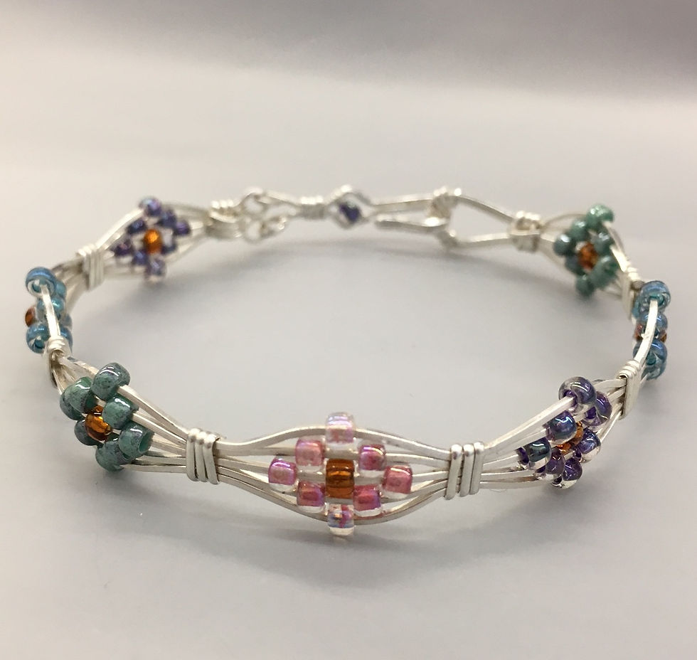 Multi Color Diamond Bracelet