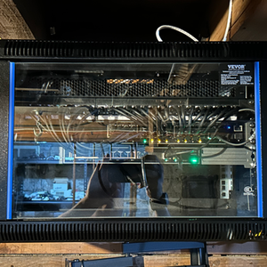 Server Rack with networking and Computers