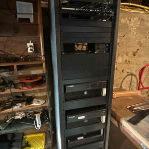 Server Rack with networking and Computers