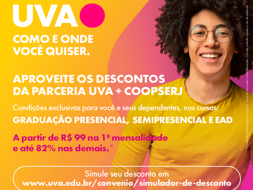 Aproveite o desconto da Uva + COOPSERJ