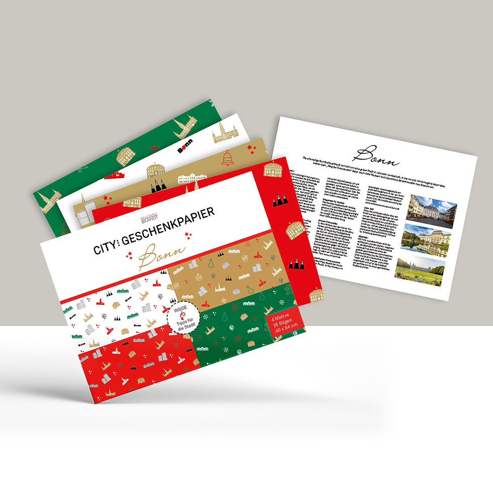 Miniaturbild: CITY-Geschenkpapier Bonn oder Köln