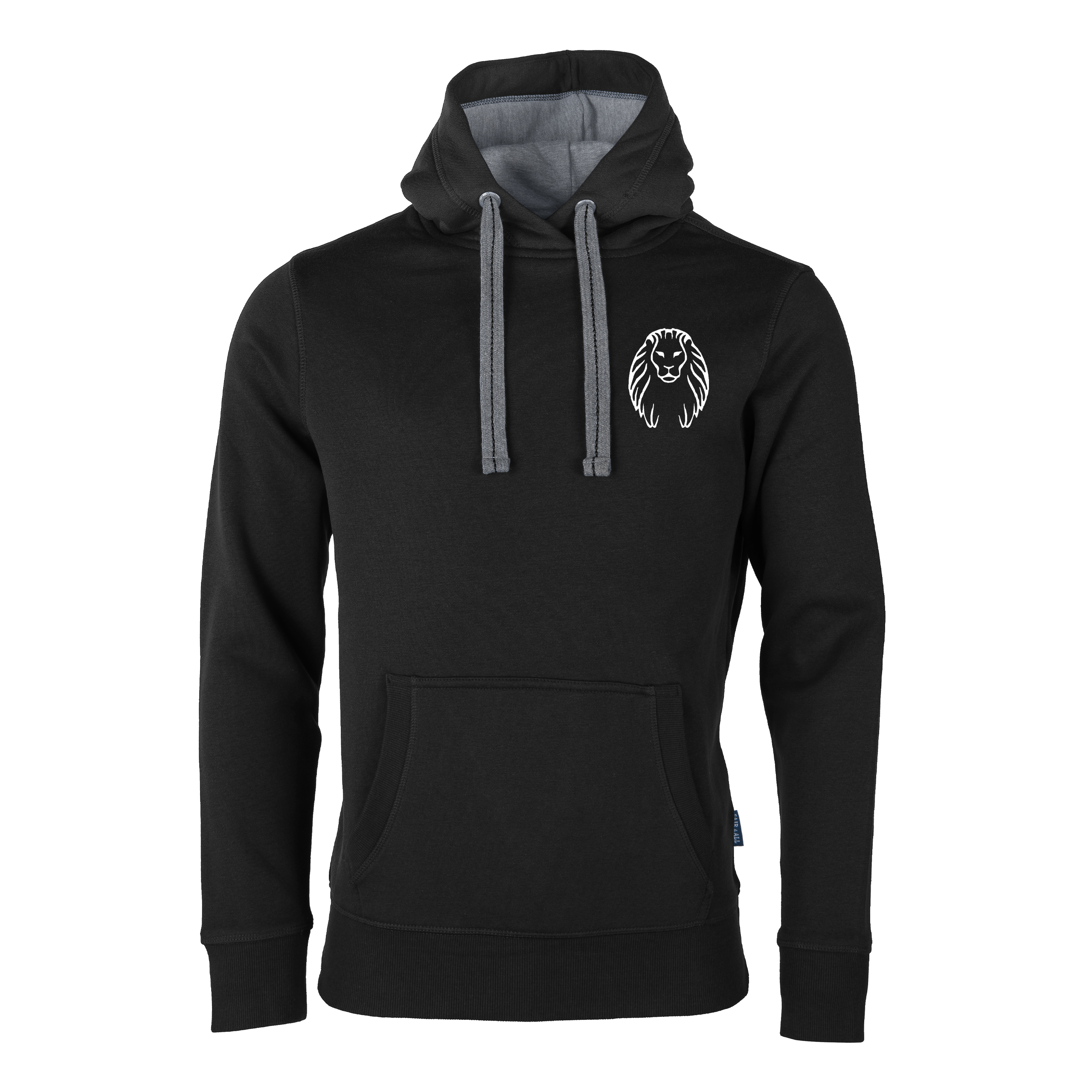 TTG Hoodie schwarz (Motiv Löwe) Unisex - FAIRWEAR