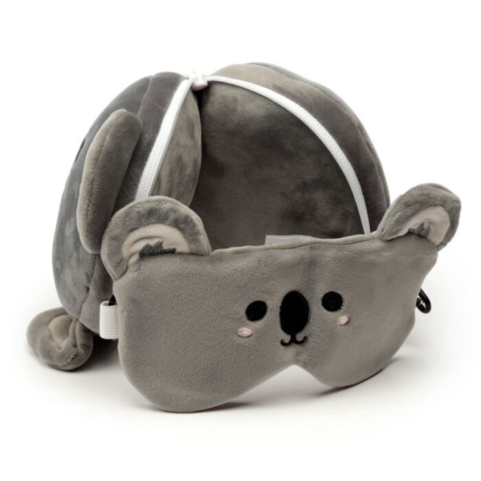Thumbnail: Relaxees Adormals Koala Plush Travel Pillow & Eye Mask