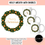 Thumbnail: Holly Wreath Monogram Bundle - Apricot