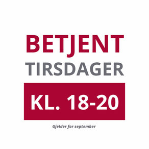 Betjent resepsjon september!