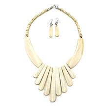 Shortie Pop's Shop - Necklace Earring Tribal Set