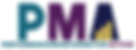 Turquoise, purple, and dark blue logo of the non-profit organization PMA (Performance Monitoring for Action)