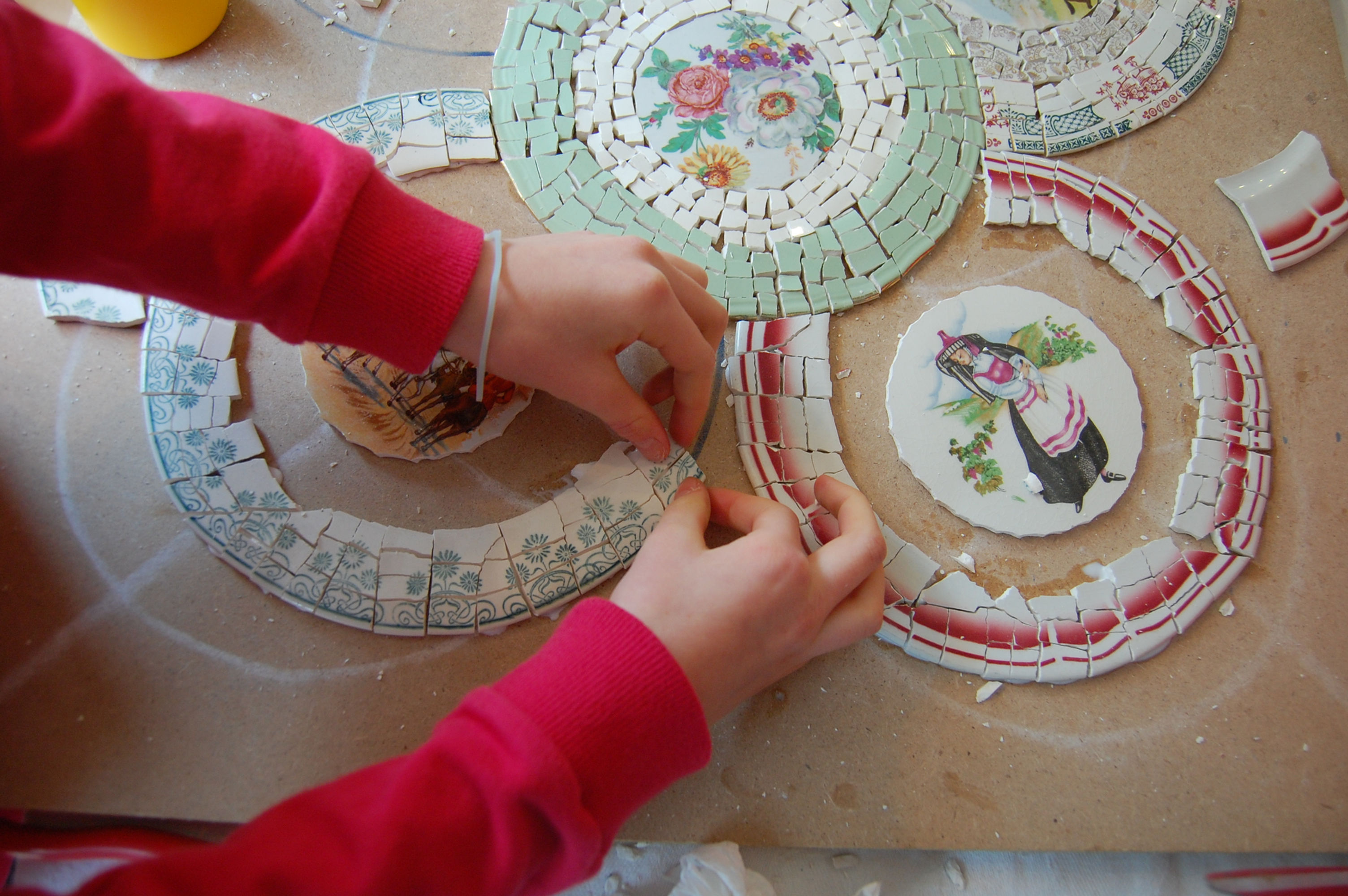 Atelier-Stage Mosaïque de vaisselle à la journée