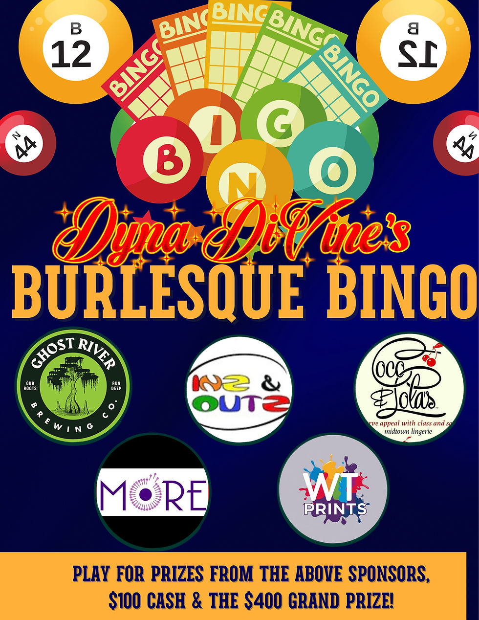 Dyna DiVine’s Burlesque Bingo  