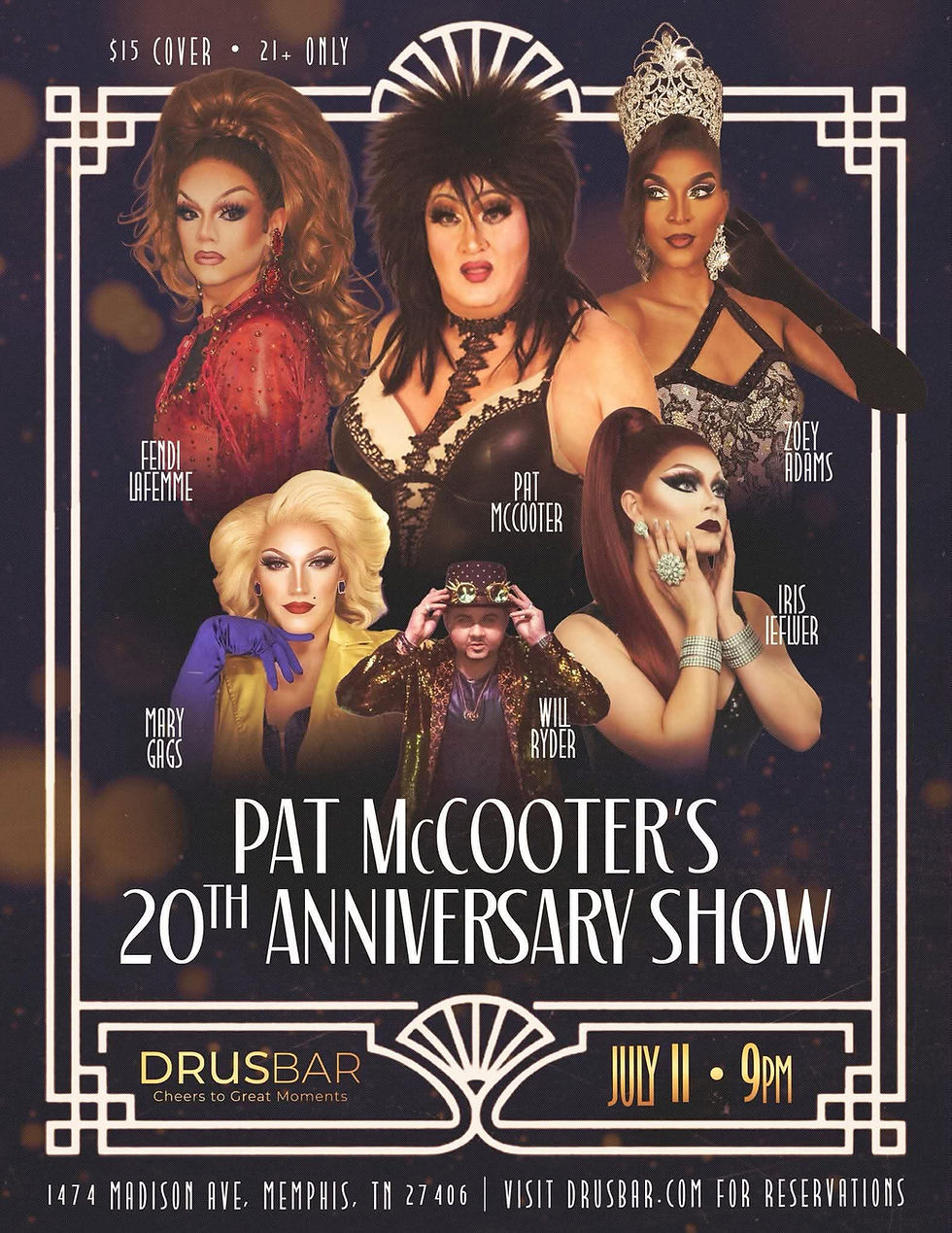 Pat McCooter’s 20th Anniversary Show
