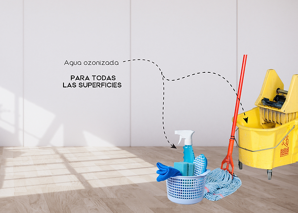 limpieza con agua ozonizada