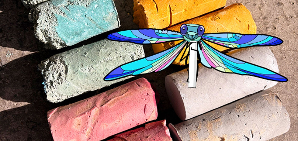 Überflüger zeigt dir wie du selber umweltfreundliche Kreide herstellst und damit deine Umgebung verschönerst