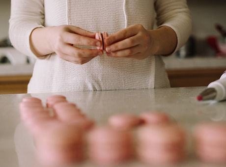 Baking Macaroons