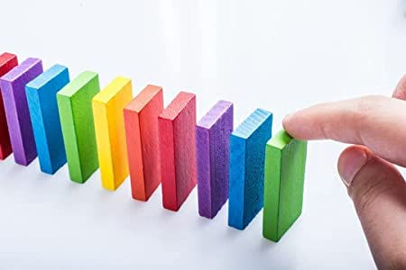 Miniature : Nutoy-Wooden-Domino-Set of 480 pcs