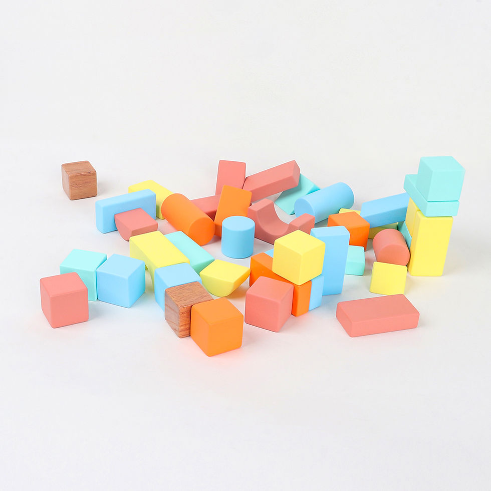 Miniatura: Nutoy-Waldorf-Building Block Set-Educational