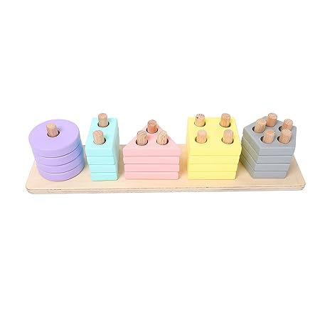 Miniatyrbild: Nutoy-Montessori-Shape-Sorter-Geometric