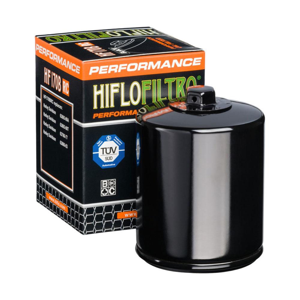 HIFLOFILTRO - OIL FILTER HF170BRC BLACK (WITH NUT)