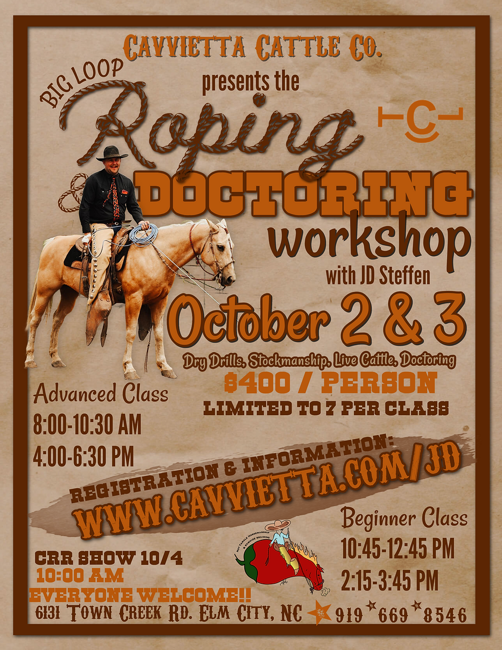 Big Loop Roping & Doctoring Clinic