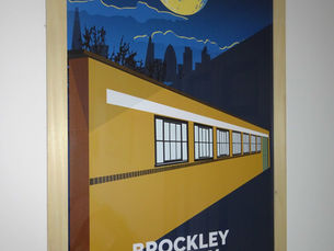 winter moon over brockley