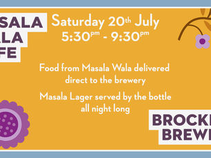Masala wala takeaway night at Brockley brewery
