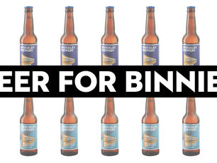 THANK OUR LOCAL BINNIES WITH A BEER!