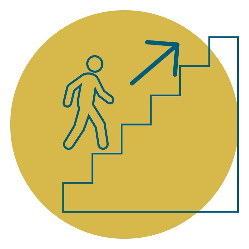 Illustration représentant la progression dans les apprentissages